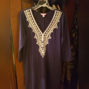 Lily Pulitzer navy dress XL